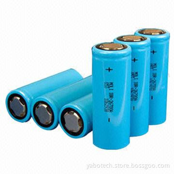 1,500 to 2,600mAh Cylindrical 18650 Batteries